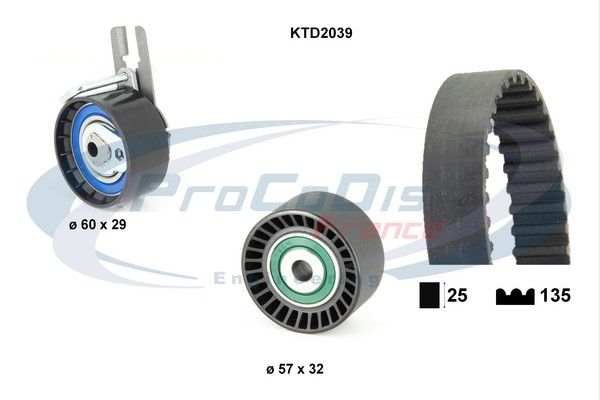 PROCODIS FRANCE Hammasrihma komplekt KTD2039